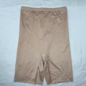 Spanx by Sara Blakely Shorts Women's XL High Waisted Shaping Tummy Control Beige